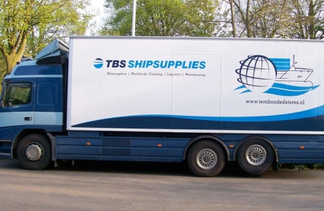 TBS vrachtwagen belettering
