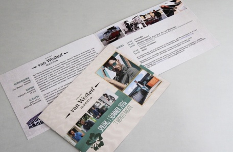 van Westen mannen brochures