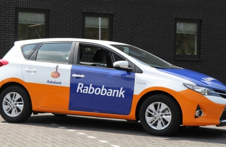 Rabobank autobelettering
