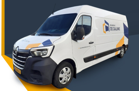 Bouwbedrijf de Caluwe - Autobelettering