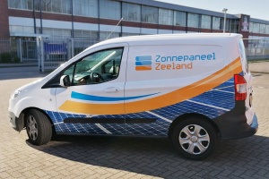 Zonnepaneel Zeeland Autobelettering